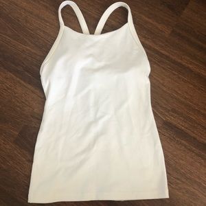 White Lululemon tank top